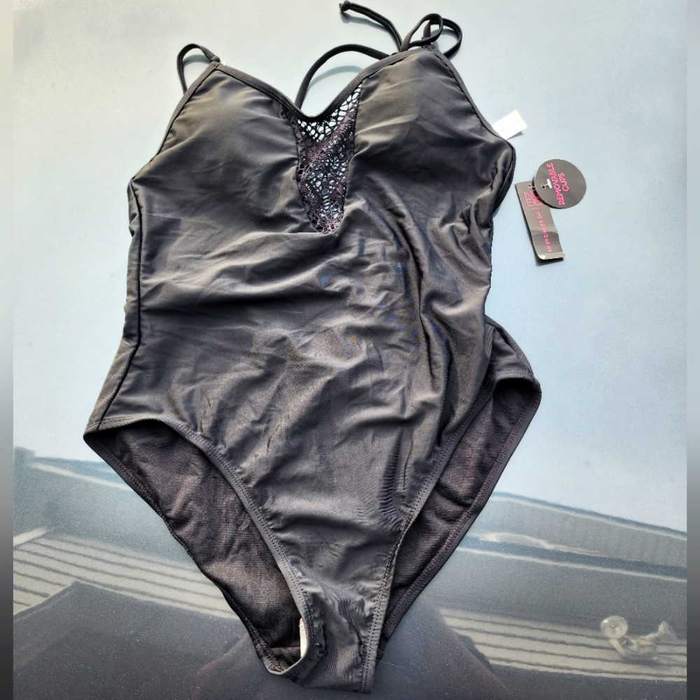 No Boundaries One Piece Swimsuit Strappy Lace Sexy - Picture 1 of 8